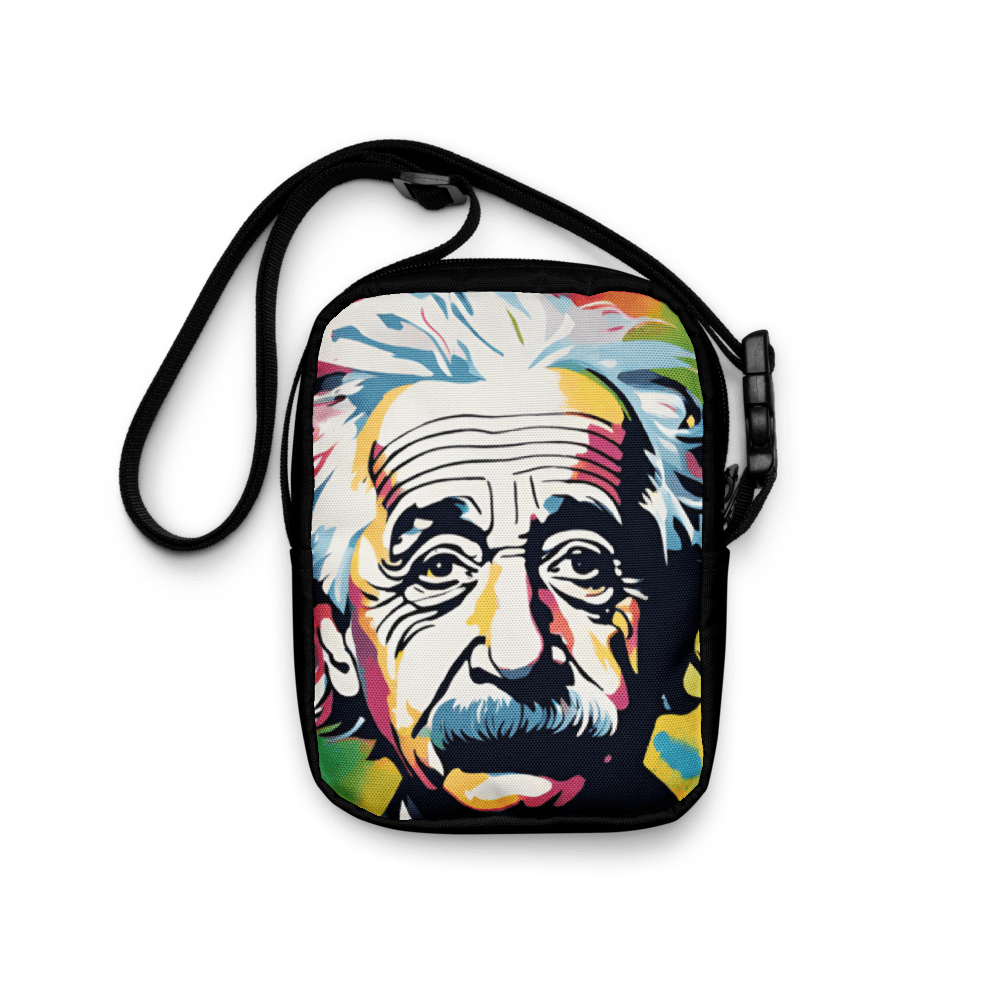 Umhängetasche für Ihn & Sie – Design: Einstein von shop.jagxx.com